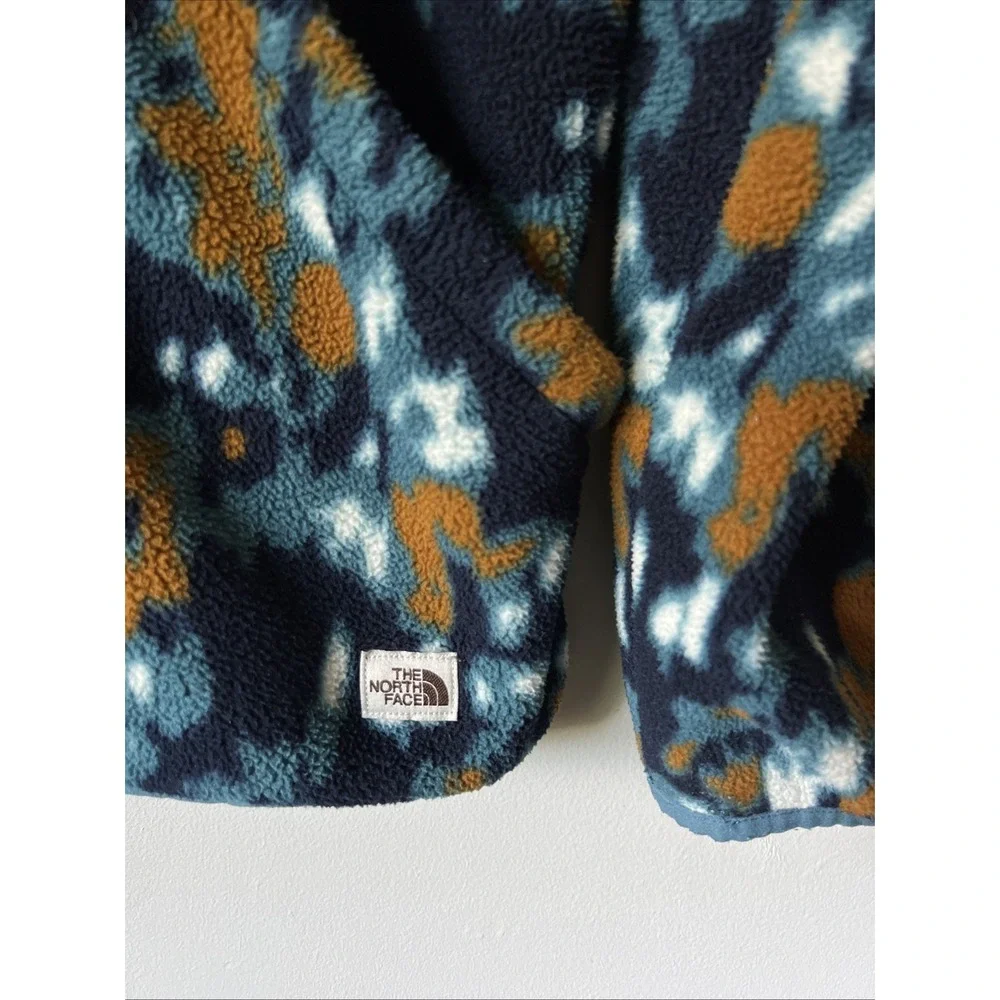The North Face Men's Carbondale ¼ Snap Hoodie Sweatshirt Abstract Print Size M